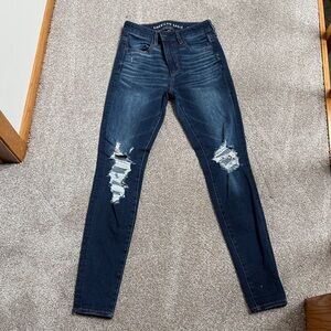 American Eagle Dark Blue Denim Jeans